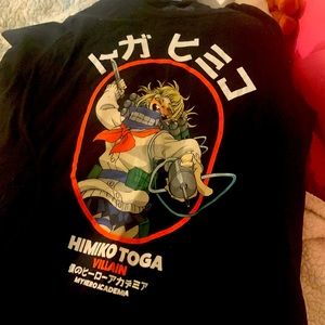 Women anime t shirt Anime:my hero academia character:himiko toga